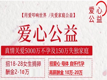 井冈山捐卵助孕生子 爱心志愿者招募